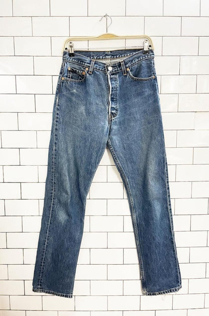 vintage 00s levi's 501 button fly jeans | 2001 - good market thrift store