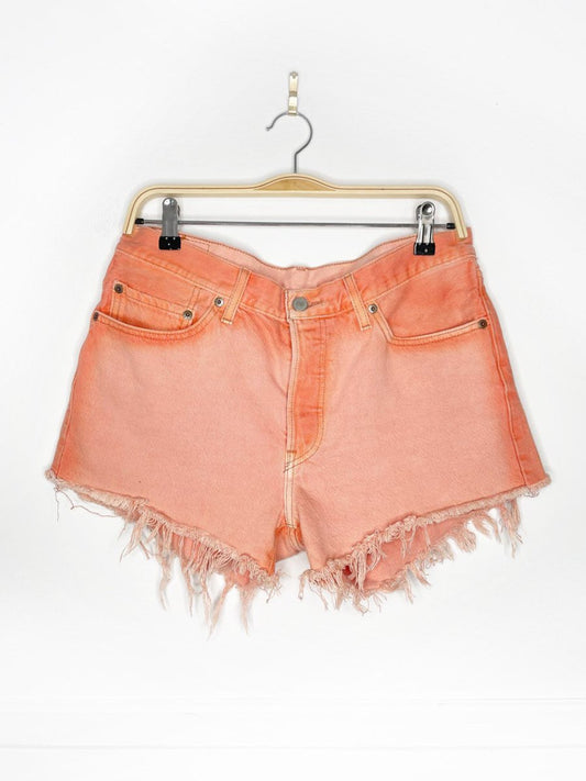 vintage 00s levi's 501 cut off denim shorts | brandied apricot - good market thrift store