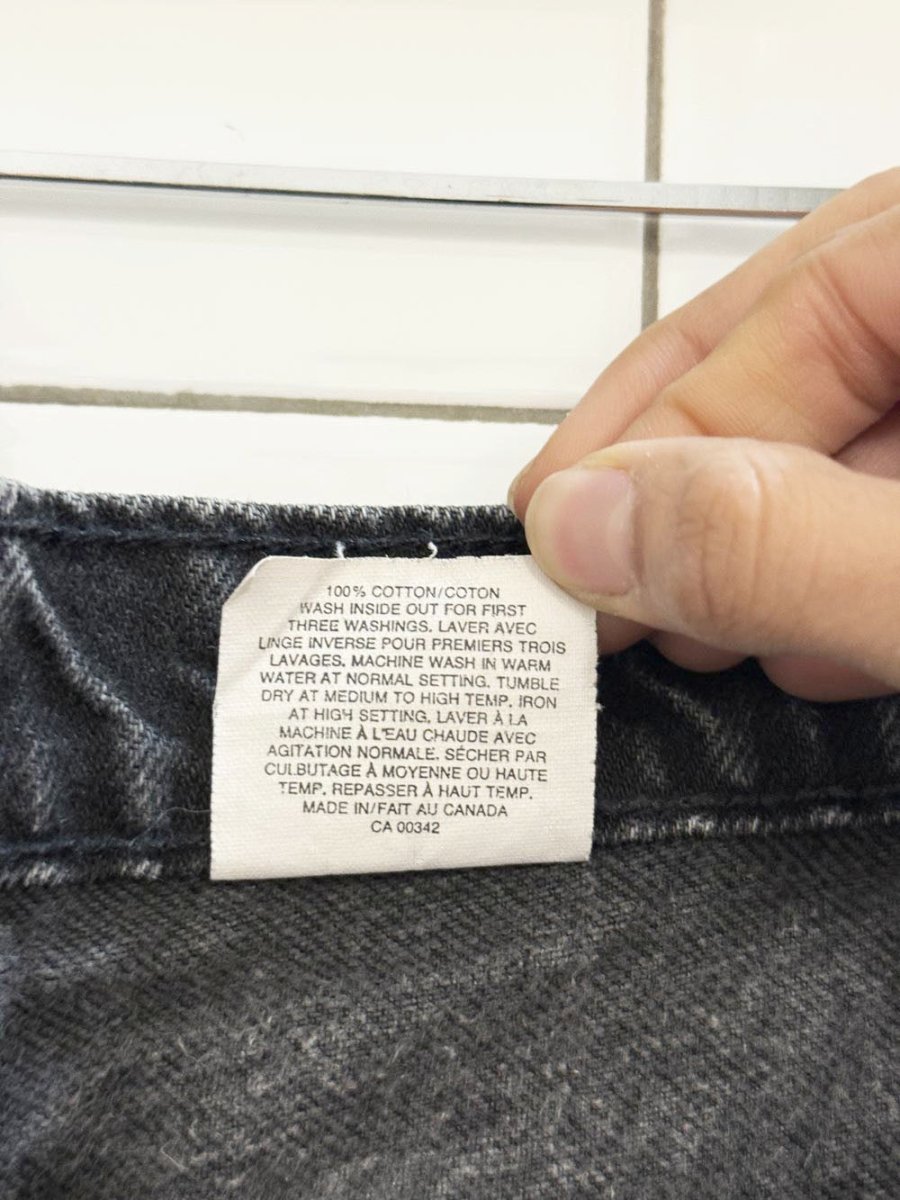 vintage 00s levi's 634 orange tab jeans | made in Canada - good market thrift store