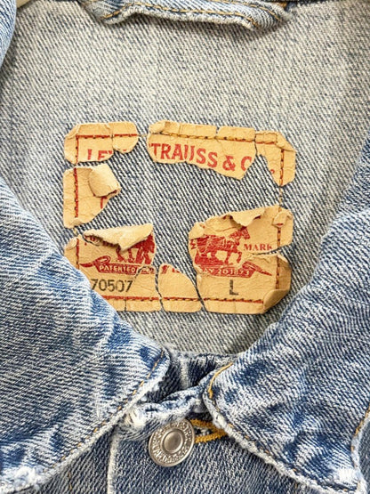 vintage 00s levi's denim trucker jacket | 70507 - good market thrift store