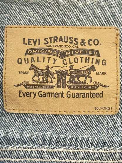 vintage 00s levi's orange tab denim trucker jacket - good market thrift store