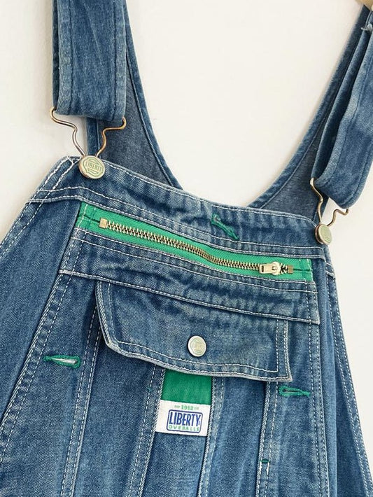 vintage 00s liberty baggy denim overalls - good market thrift store