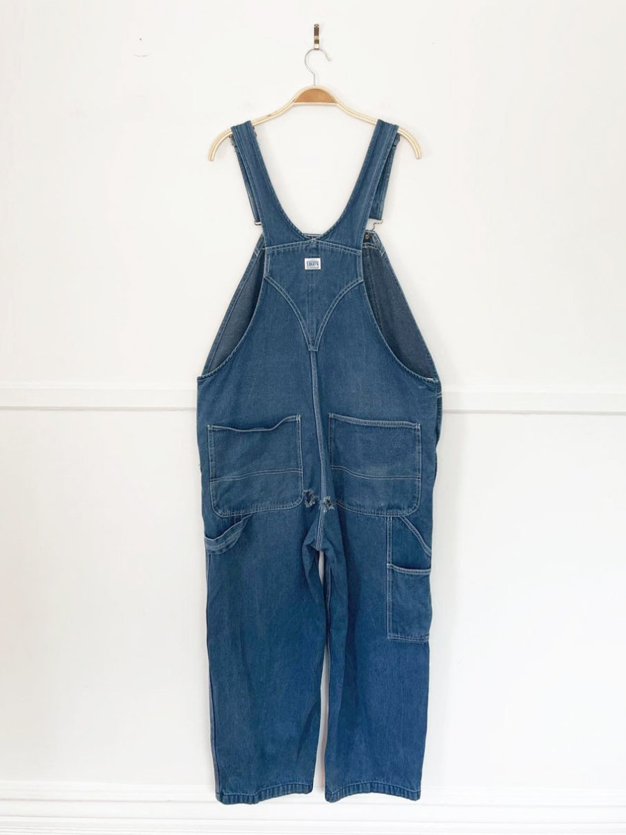 vintage 00s liberty baggy denim overalls - good market thrift store