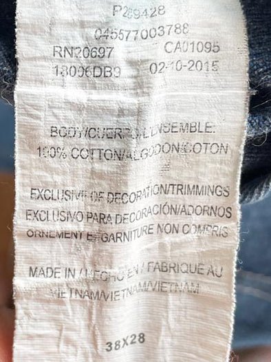 vintage 00s liberty baggy denim overalls - good market thrift store