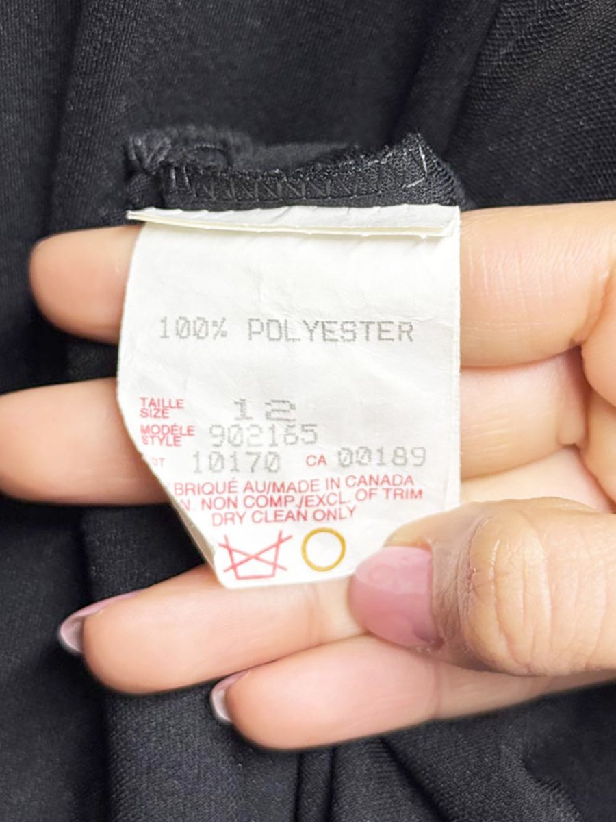vintage 00s lindor mesh sleeve maxi dress | made in Canada - good market thrift store