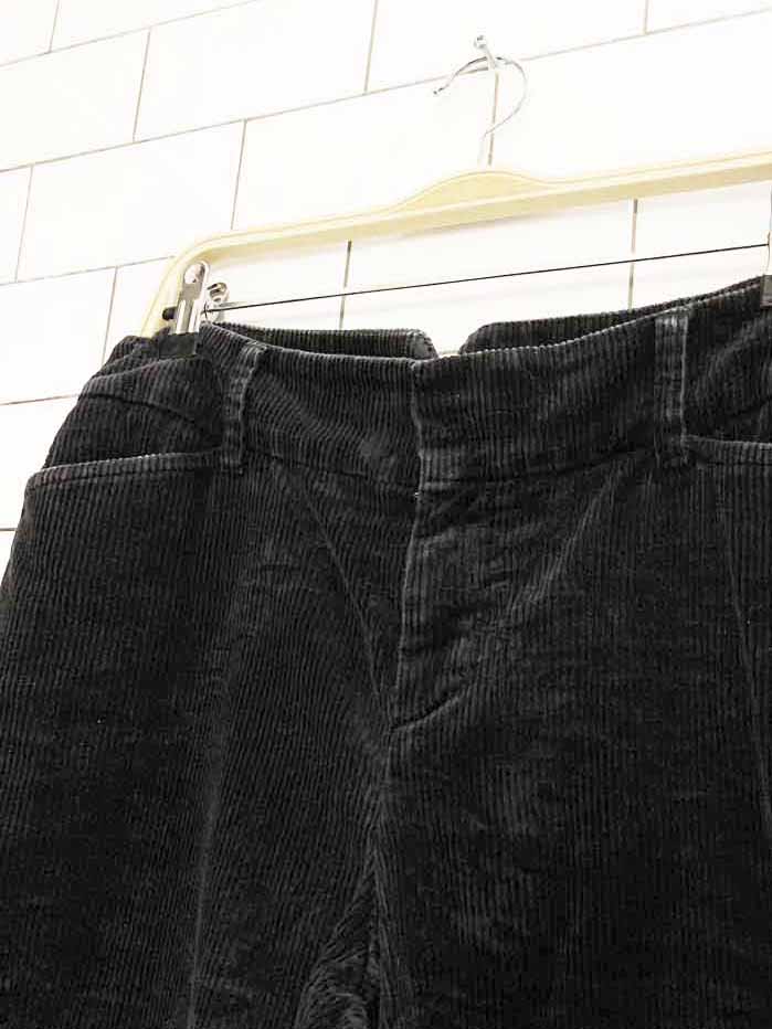 vintage 00s liz claiborne audra chunky cord coulotte wide leg cropped pants - good market thrift store