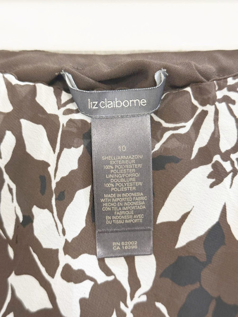 vintage 00s liz claiborne flowy chiffon floral midi skirt - good market thrift store