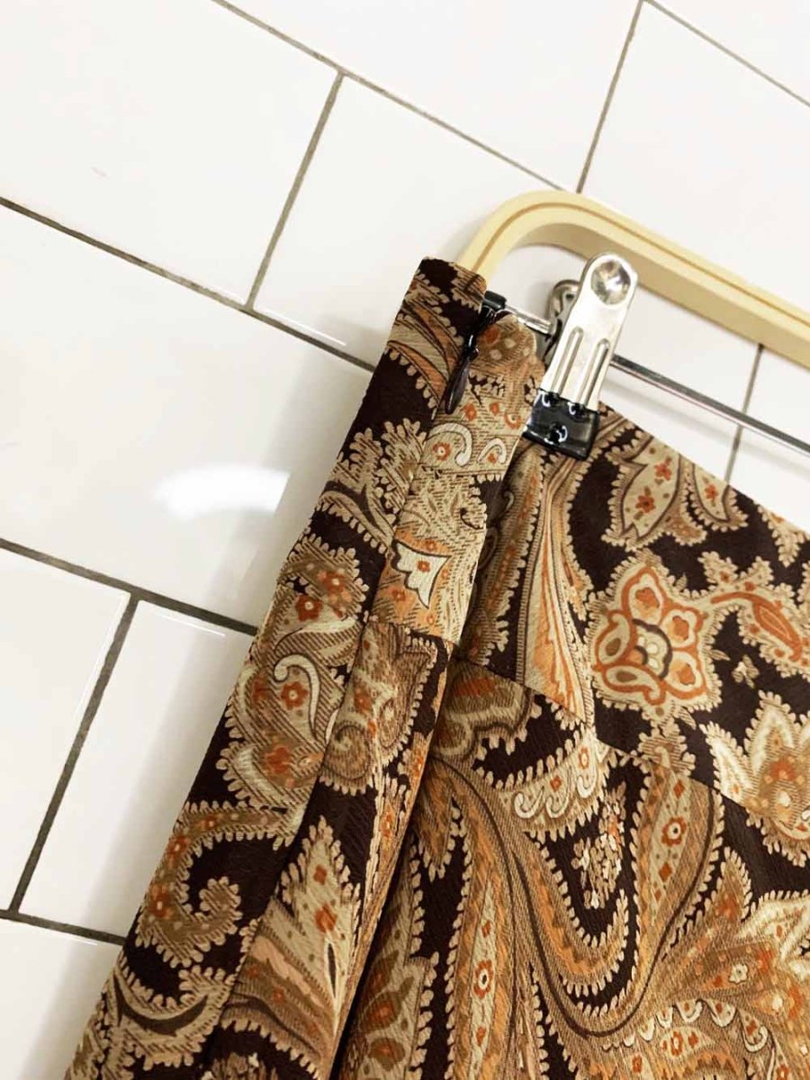 vintage 00s liz claiborne paisley a-line midi skirt | villager - good market thrift store