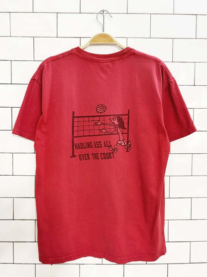 vintage 00s montrig freight hauling ass volleyball tee - good market thrift store