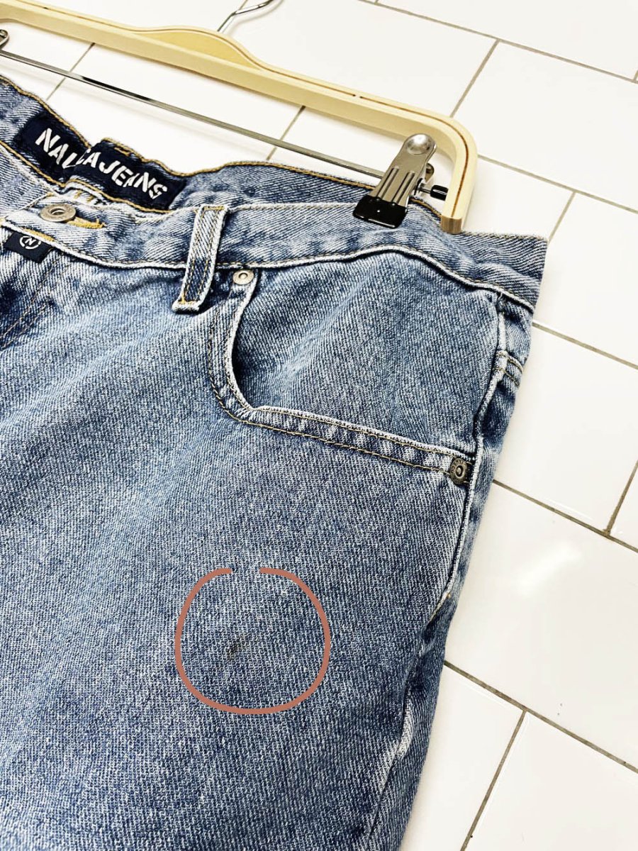 vintage 00s nautica baggy long denim shorts - good market thrift store