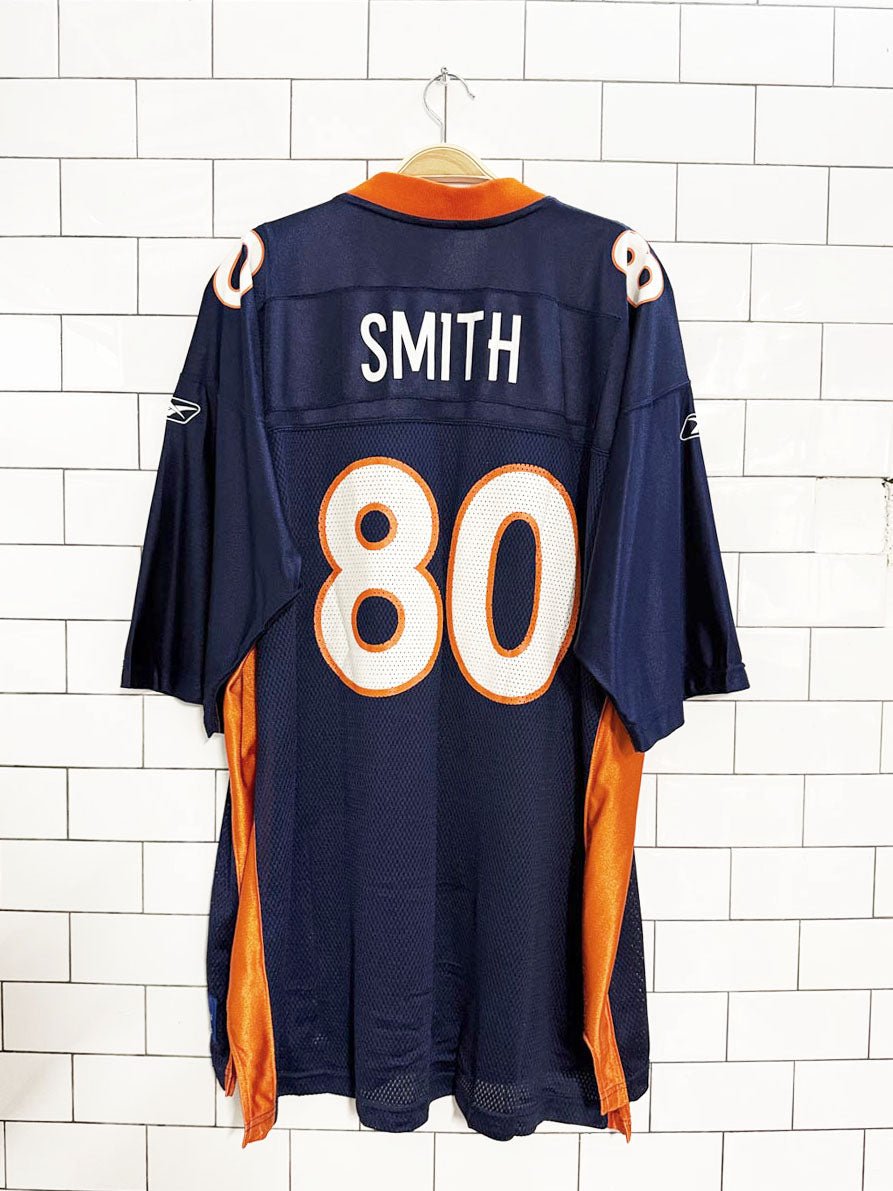 vintage 00s NFL x reebok broncos 80 rod smith jersey - good market thrift store