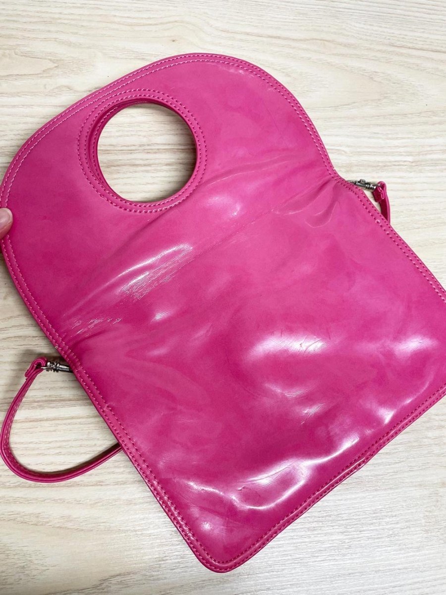vintage 00s nine west faux leather mini shoulder bag clutch - good market thrift store
