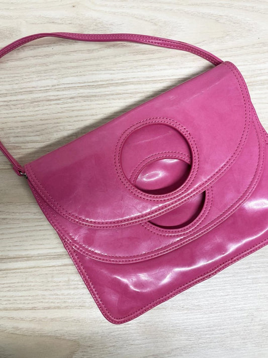 vintage 00s nine west faux leather mini shoulder bag clutch - good market thrift store