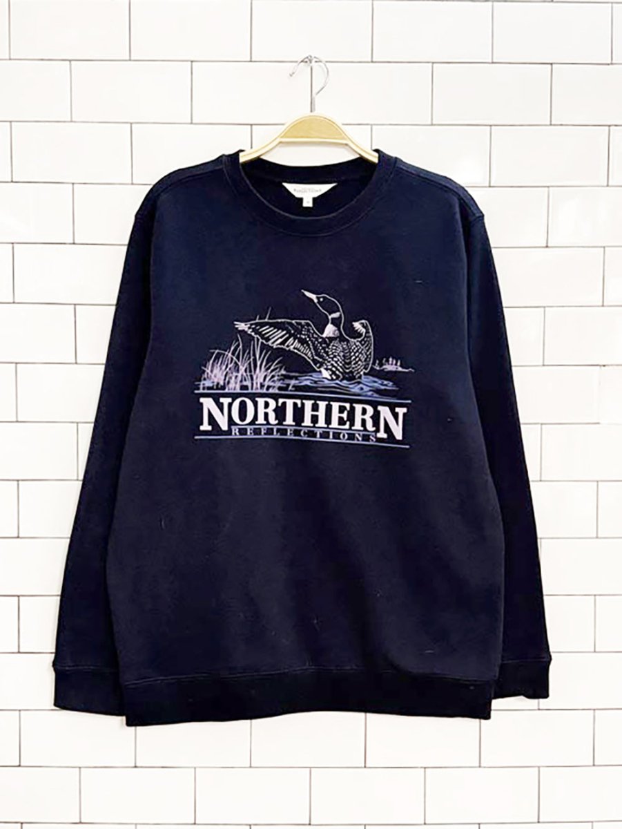 vintage 00s NR loon graphic sweatshirt - good market thrift store