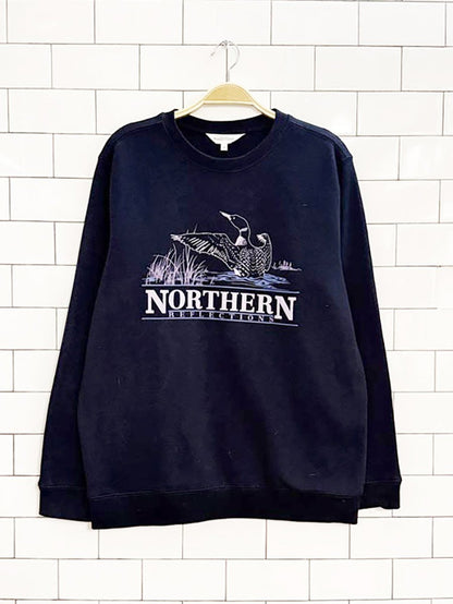 vintage 00s NR loon graphic sweatshirt - good market thrift store