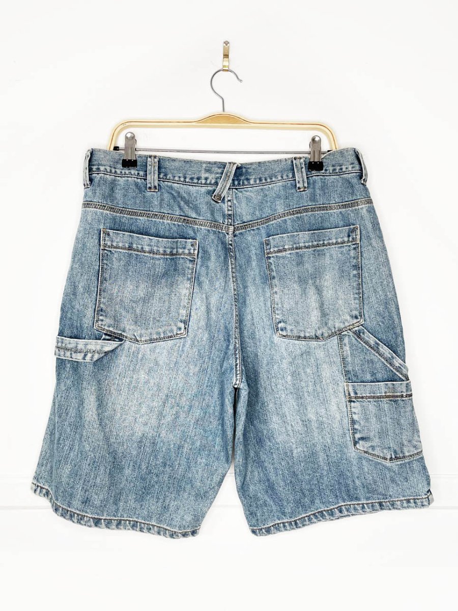 vintage 00s old navy loose painter long denim shorts - good market thrift store