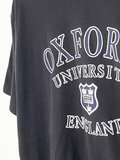 vintage 00s oxford university collegiate sporty prep tee - good market thrift store