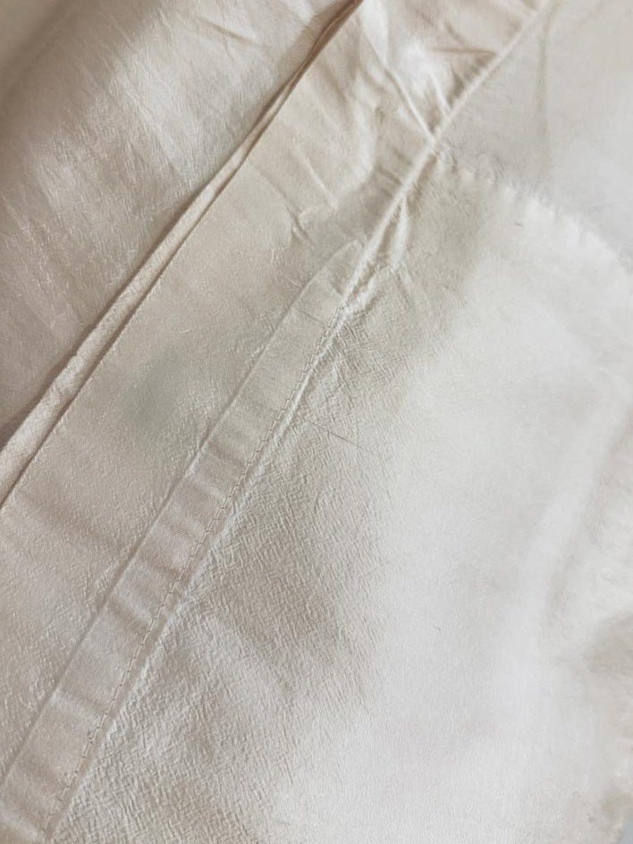 vintage 00s planet oversized sateen boxy full button blouse - good market thrift store