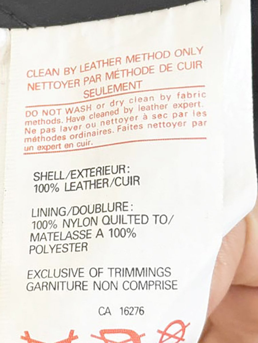 vintage 00s retreat full button leather jacket - good market thrift store