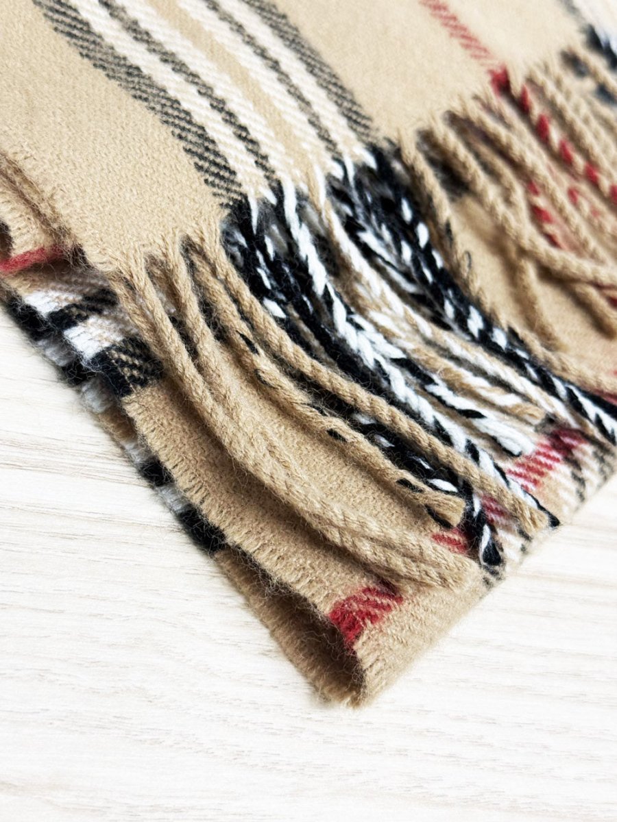 vintage 00s retreat plaid scarf | made in Germany - good market thrift store