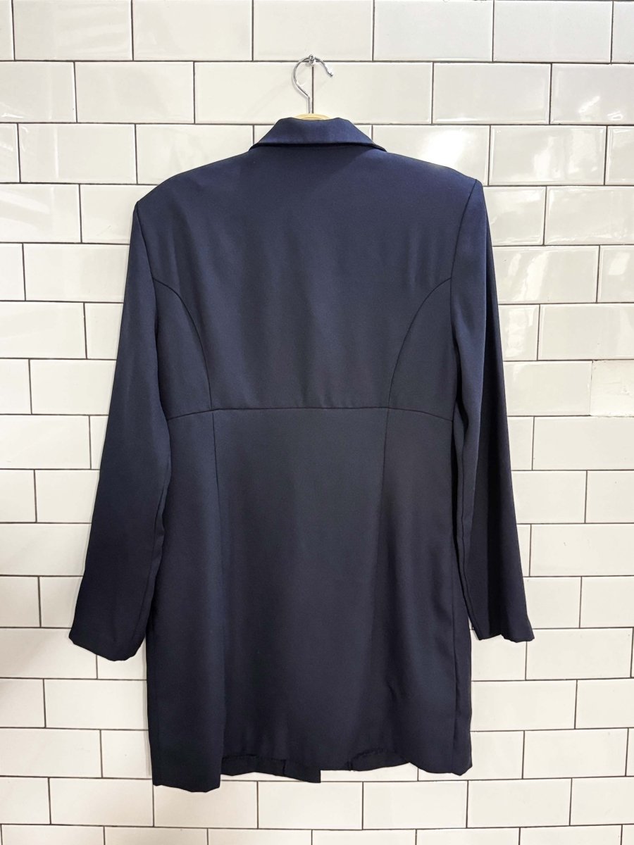 vintage 00s ricki's half button flowy clueless blazer | made in Canada - good market thrift store