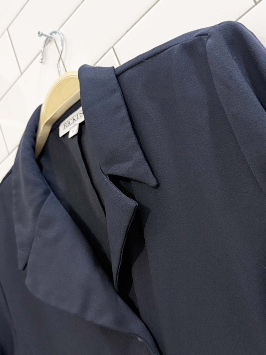vintage 00s ricki's half button flowy clueless blazer | made in Canada - good market thrift store