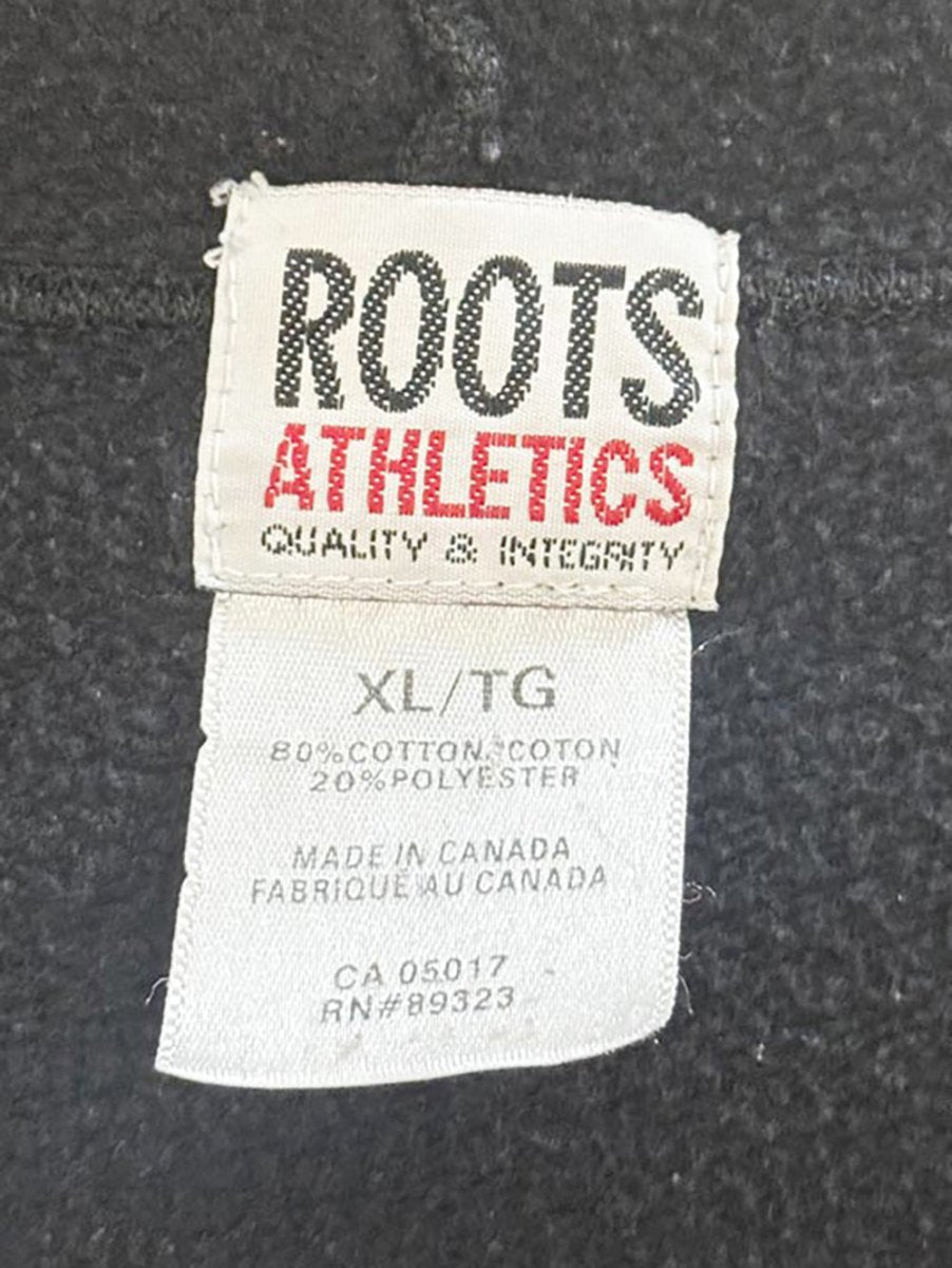 vintage 00s roots embroidered canada hooded sweatshirt | made in Canada - good market thrift store