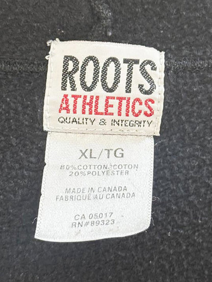 vintage 00s roots embroidered canada hooded sweatshirt | made in Canada - good market thrift store