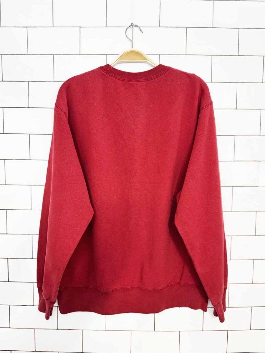 vintage 00s roots nameplate oversized sweatshirt - good market thrift store