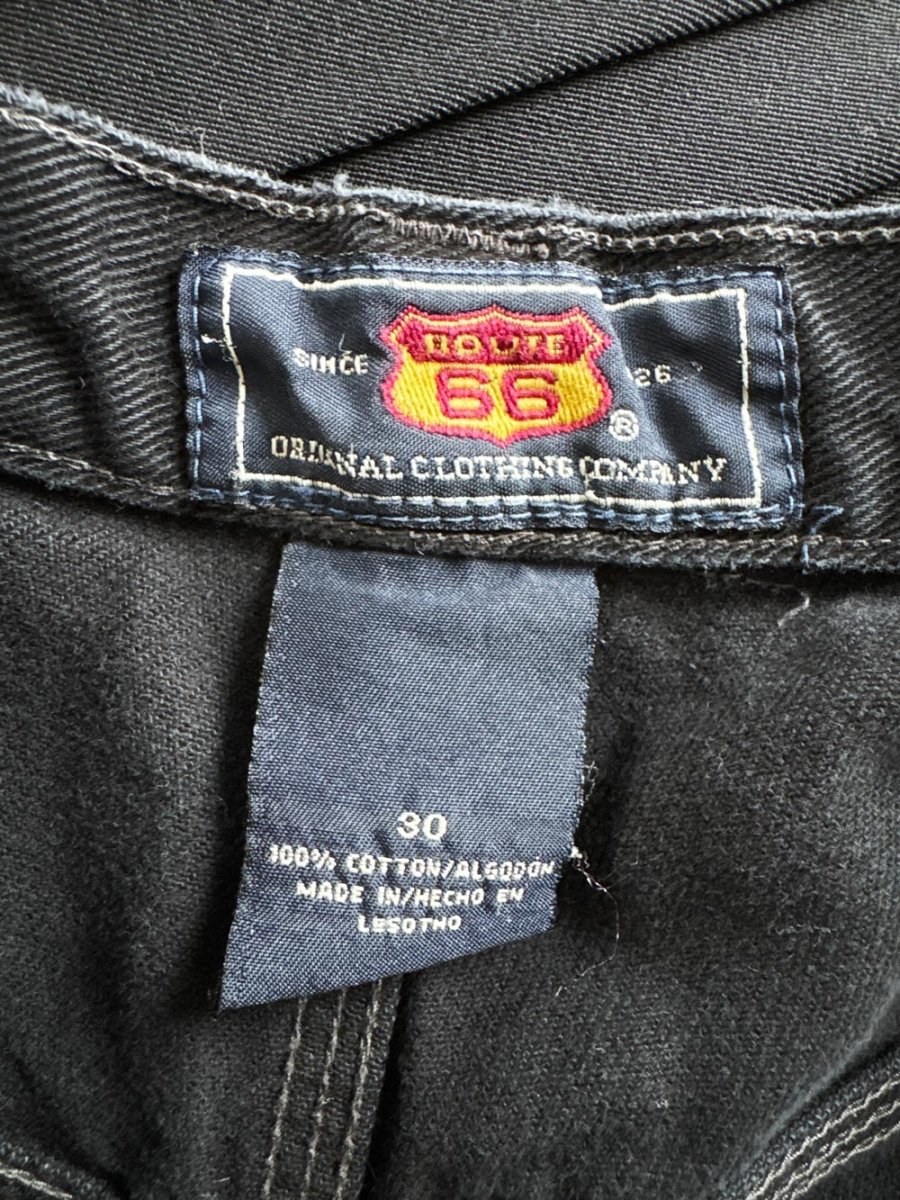 vintage 00s route 66 denim carpenter jorts - good market thrift store