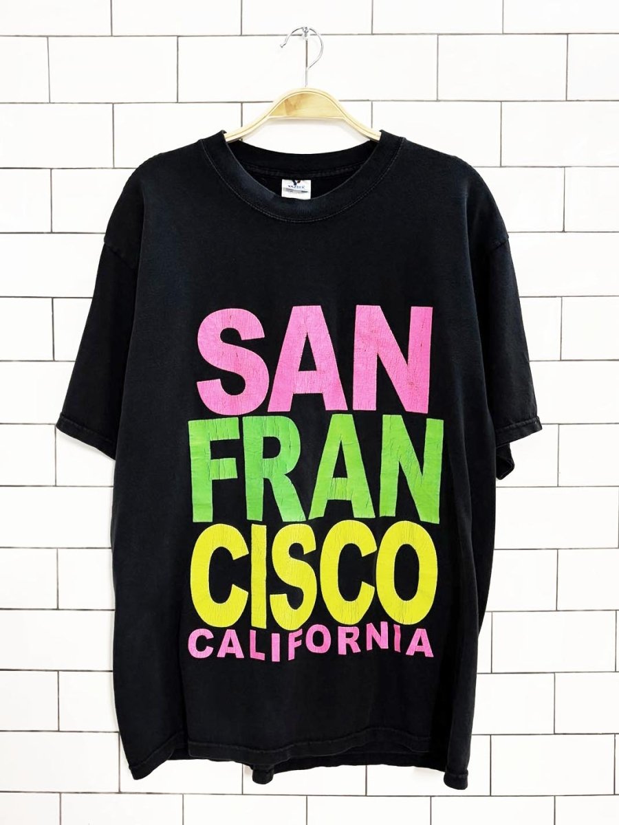 vintage 00s san francisco spell out tee - good market thrift store
