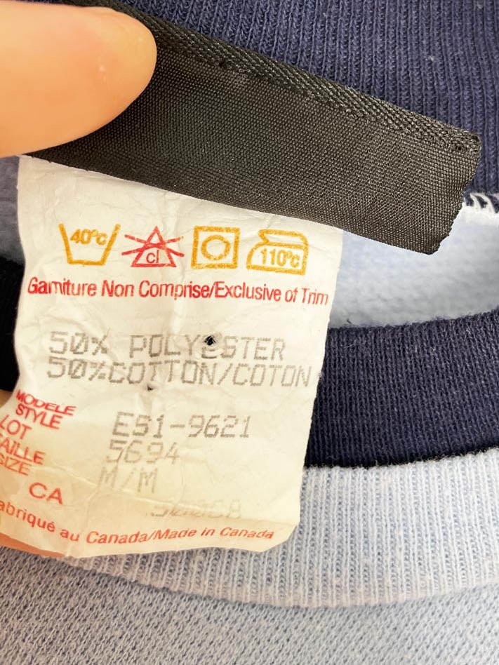 vintage 00s santa delivers presents puff graphic sweatshirt | made in Canada - good market thrift store