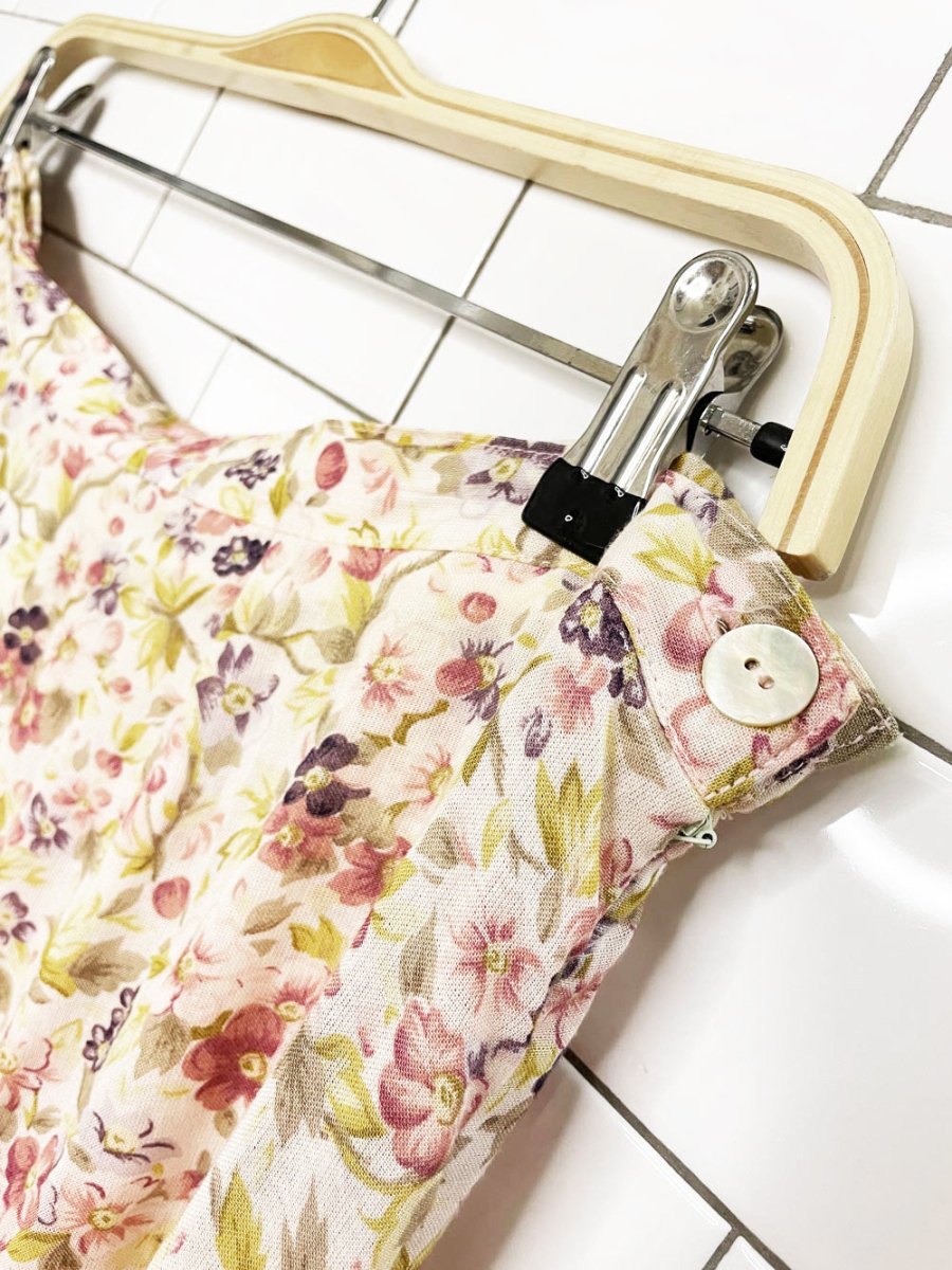 vintage 00s susan bristol floral a-line midi skirt | made in Canada - good market thrift store