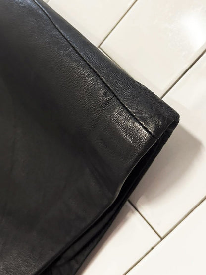 vintage 00s the limited butter leather mini skirt | lambskin - good market thrift store