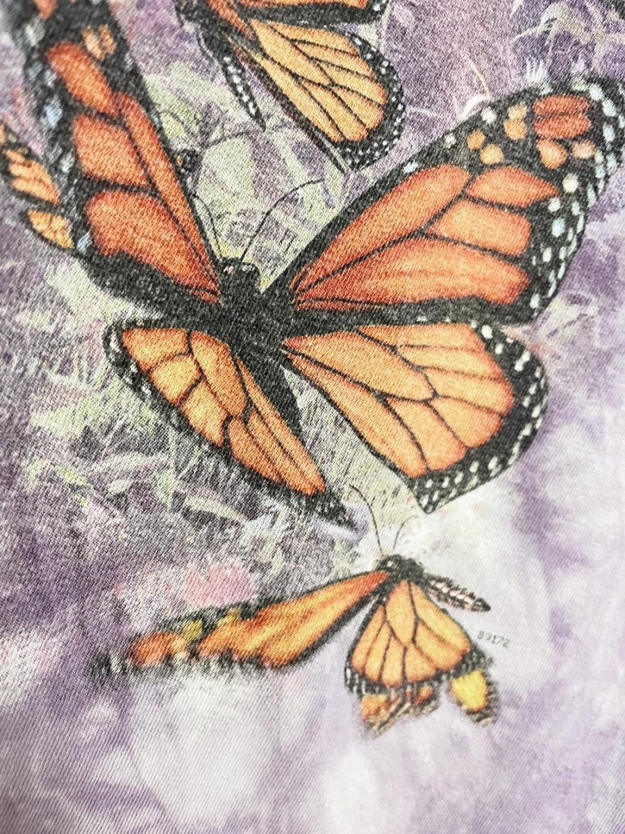 vintage 00s the mountain butterfly tie dye tee - good market thrift store