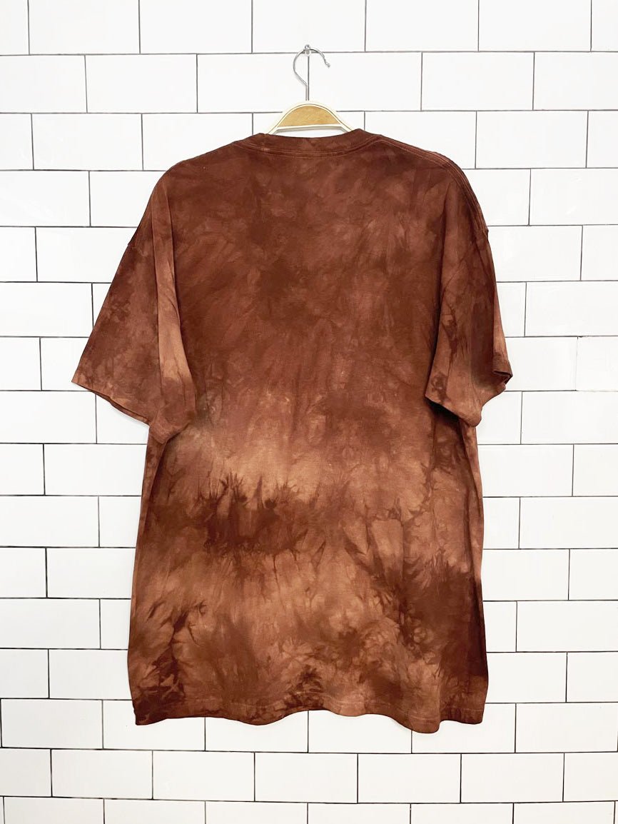 vintage 00s the mountain dog face tie dye tee | made in USA - good market thrift store