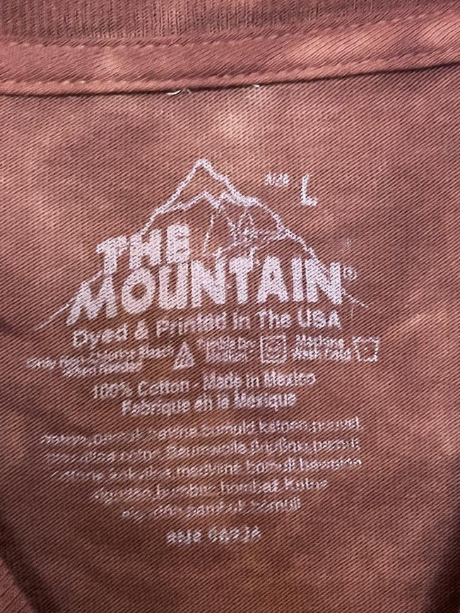 vintage 00s the mountain dog face tie dye tee | made in USA - good market thrift store