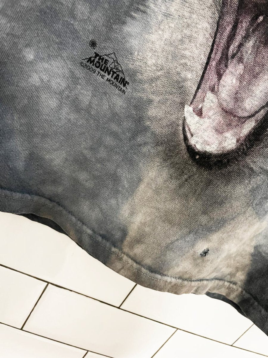 vintage 00s the mountain screaming mohawk tie dye tee - good market thrift store