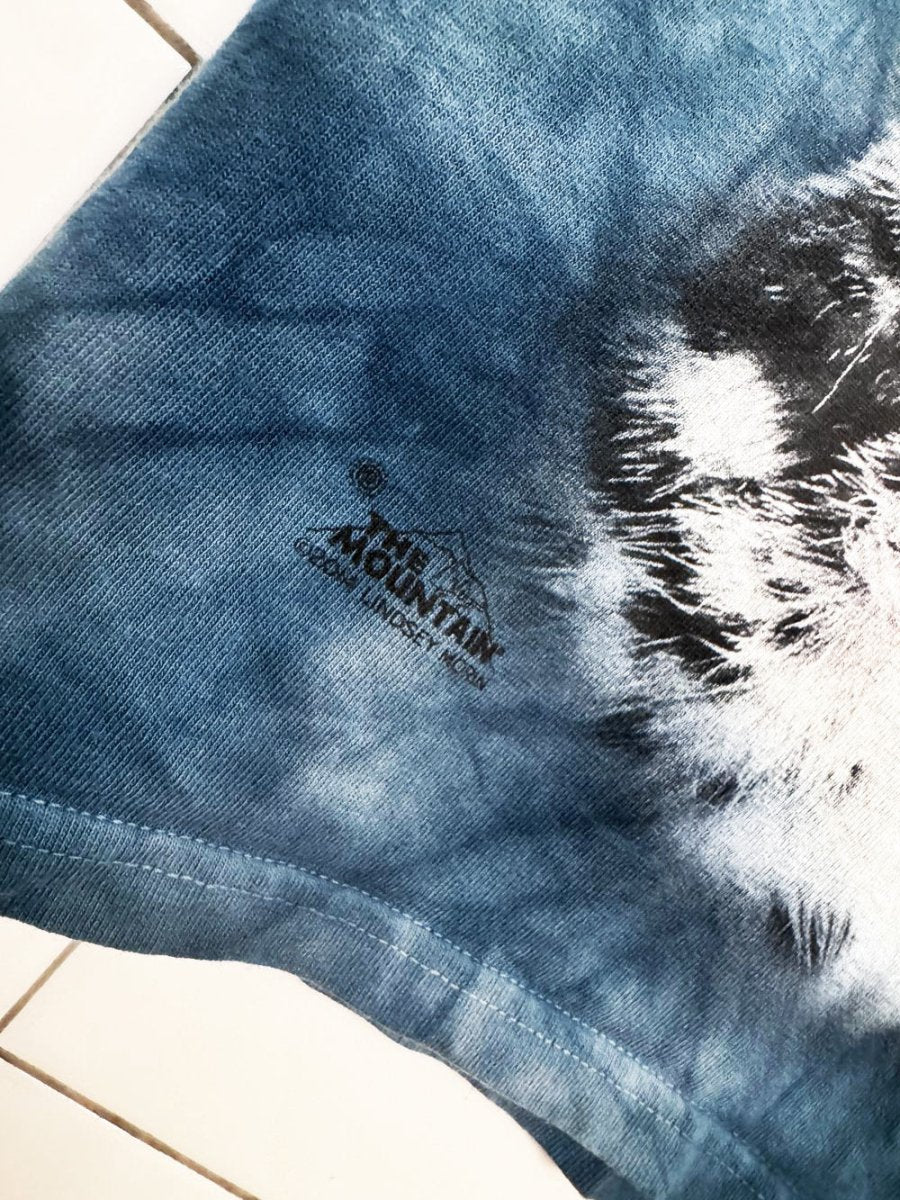 vintage 00s the mountain space kitty tie dye tee - good market thrift store