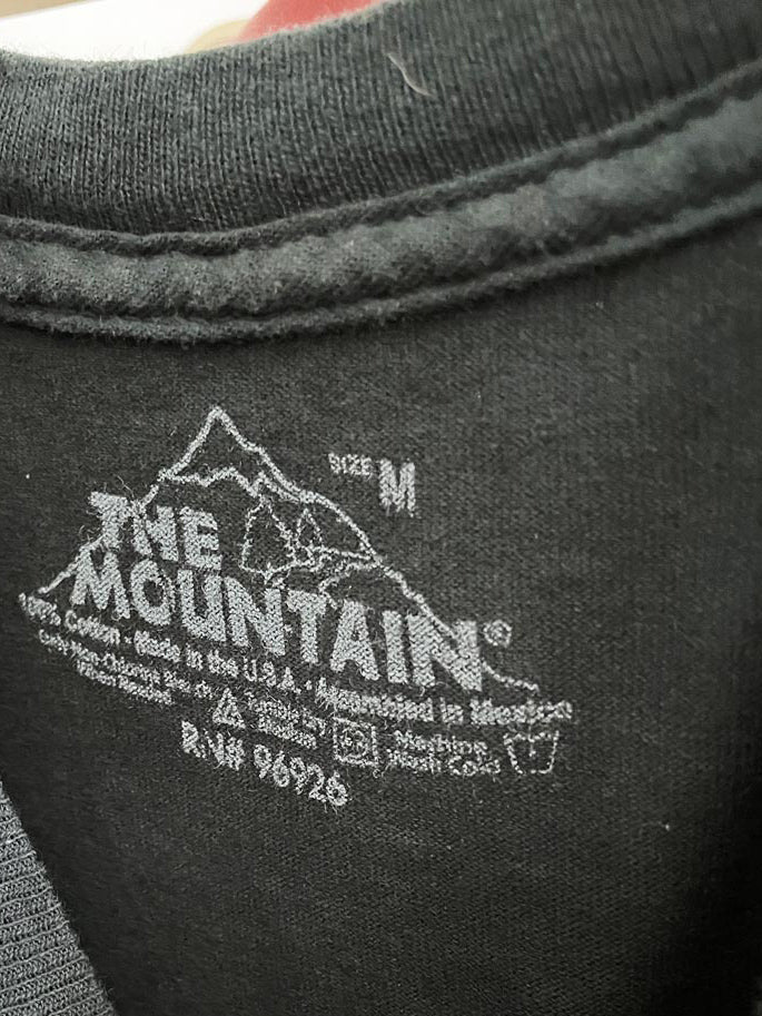 vintage 00s the mountain wolf moon tie dye tee | made in usa - good market thrift store