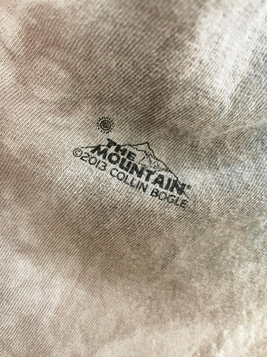 vintage 00s the mountain wolf print tie dye tee - good market thrift store