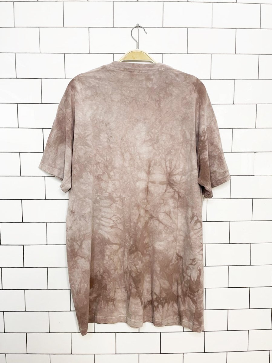 vintage 00s the mountain wolf print tie dye tee - good market thrift store