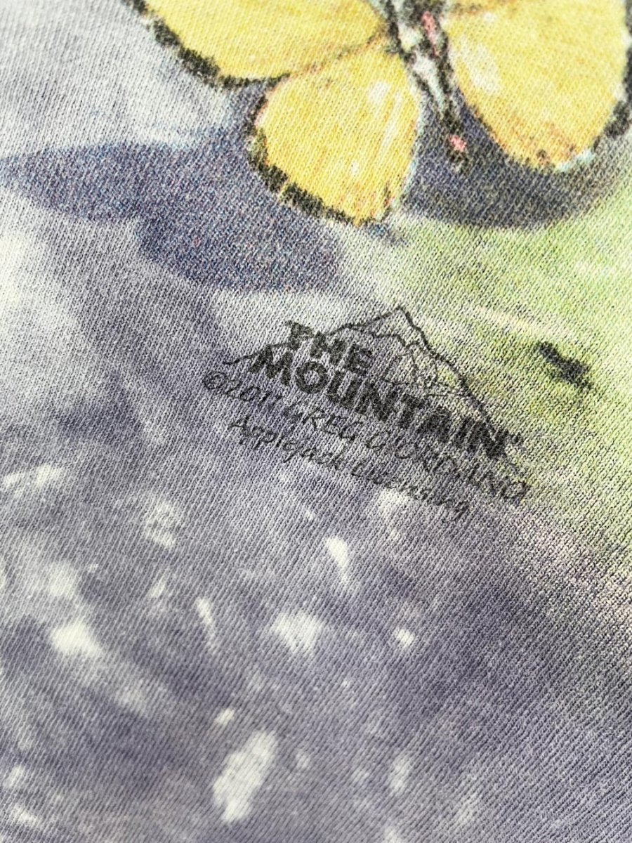 vintage 00s the mountains kittens + butterflies tie dye tee | fruit of the loom - good market thrift store
