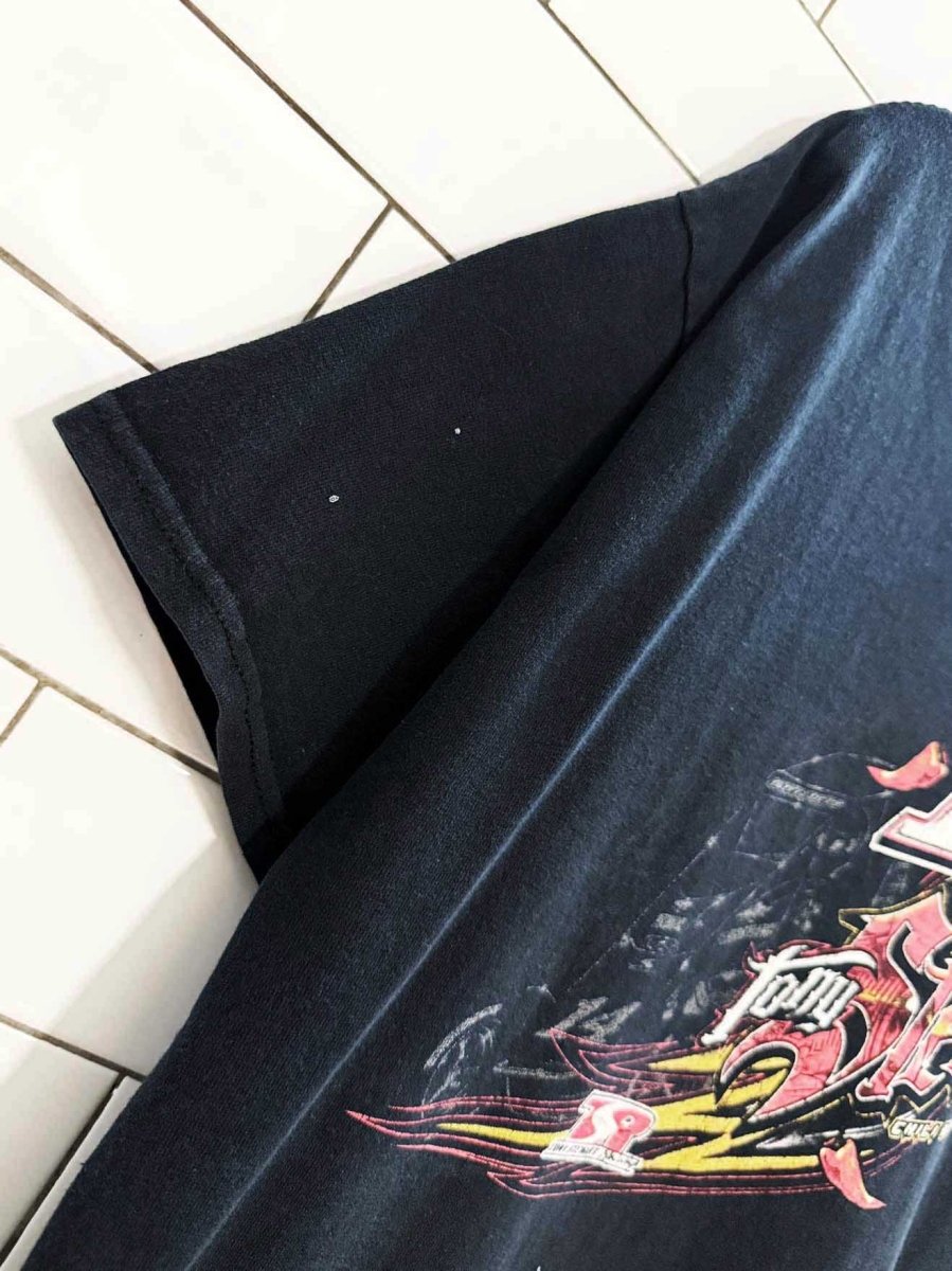 vintage 00s tony stewart chili bowl graphic tee - good market thrift store