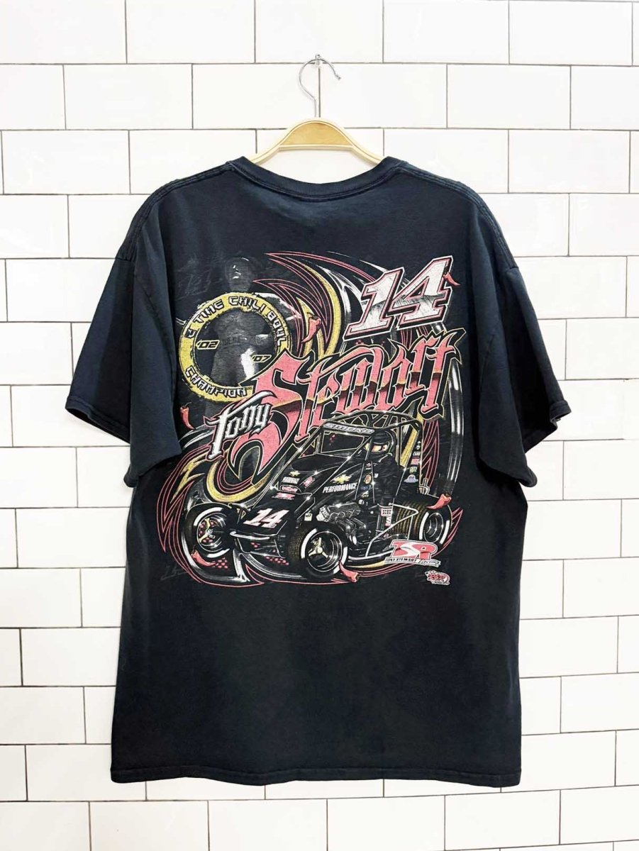 vintage 00s tony stewart chili bowl graphic tee - good market thrift store