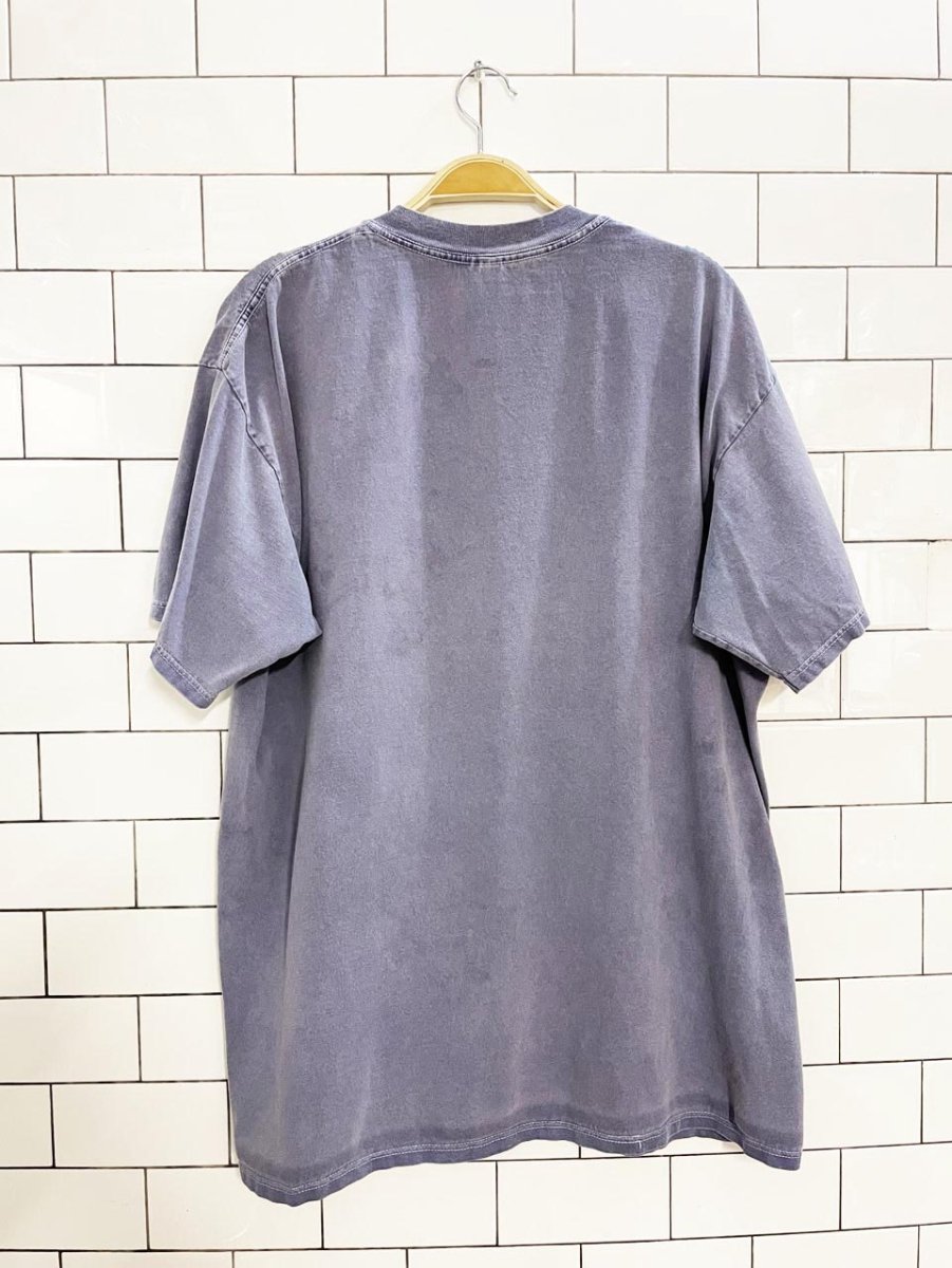 vintage 00s wassup embroidered faded tee - good market thrift store