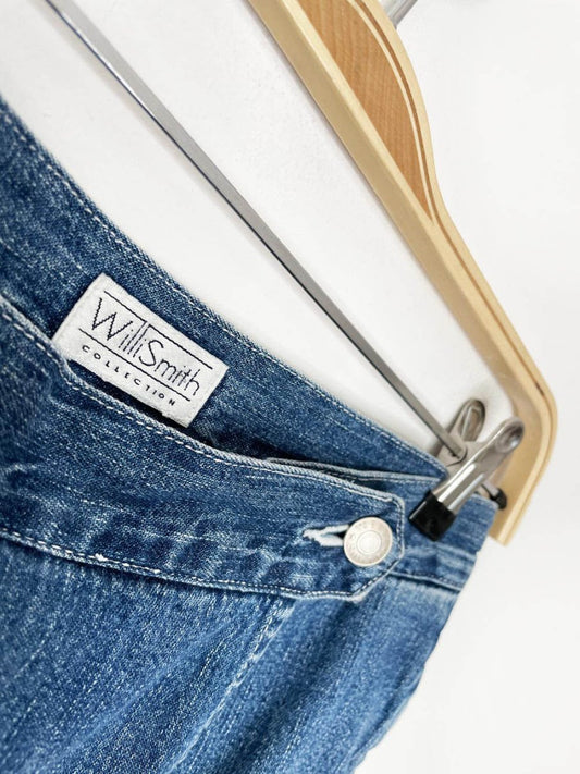 vintage 00s willi smith denim wrap skort - good market thrift store