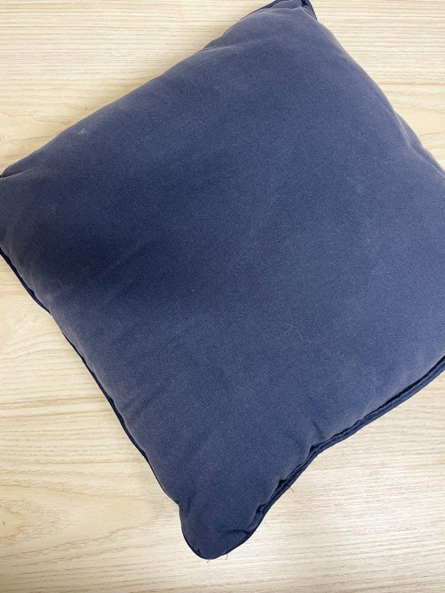 vintage 00s woven lighthouse tapestry throw pillow - good market thrift store