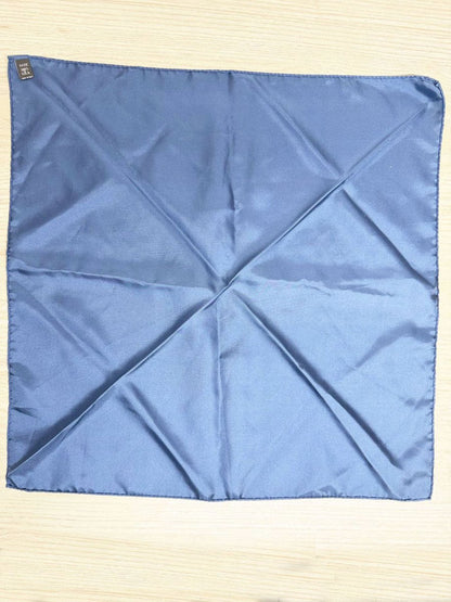 vintage 100% silk square scarf | hand - rolled edge | made in Italy - good market thrift store