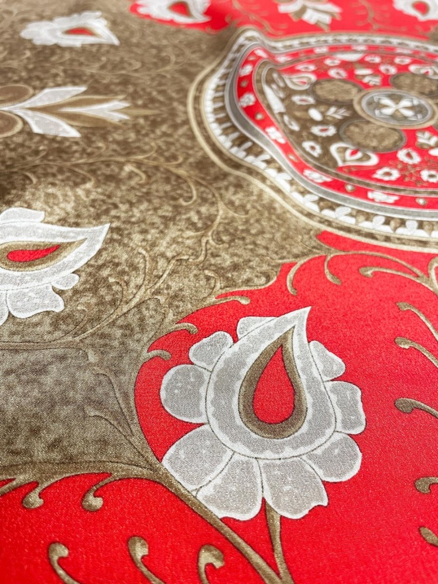 vintage 100% silk xl scarf - good market thrift store